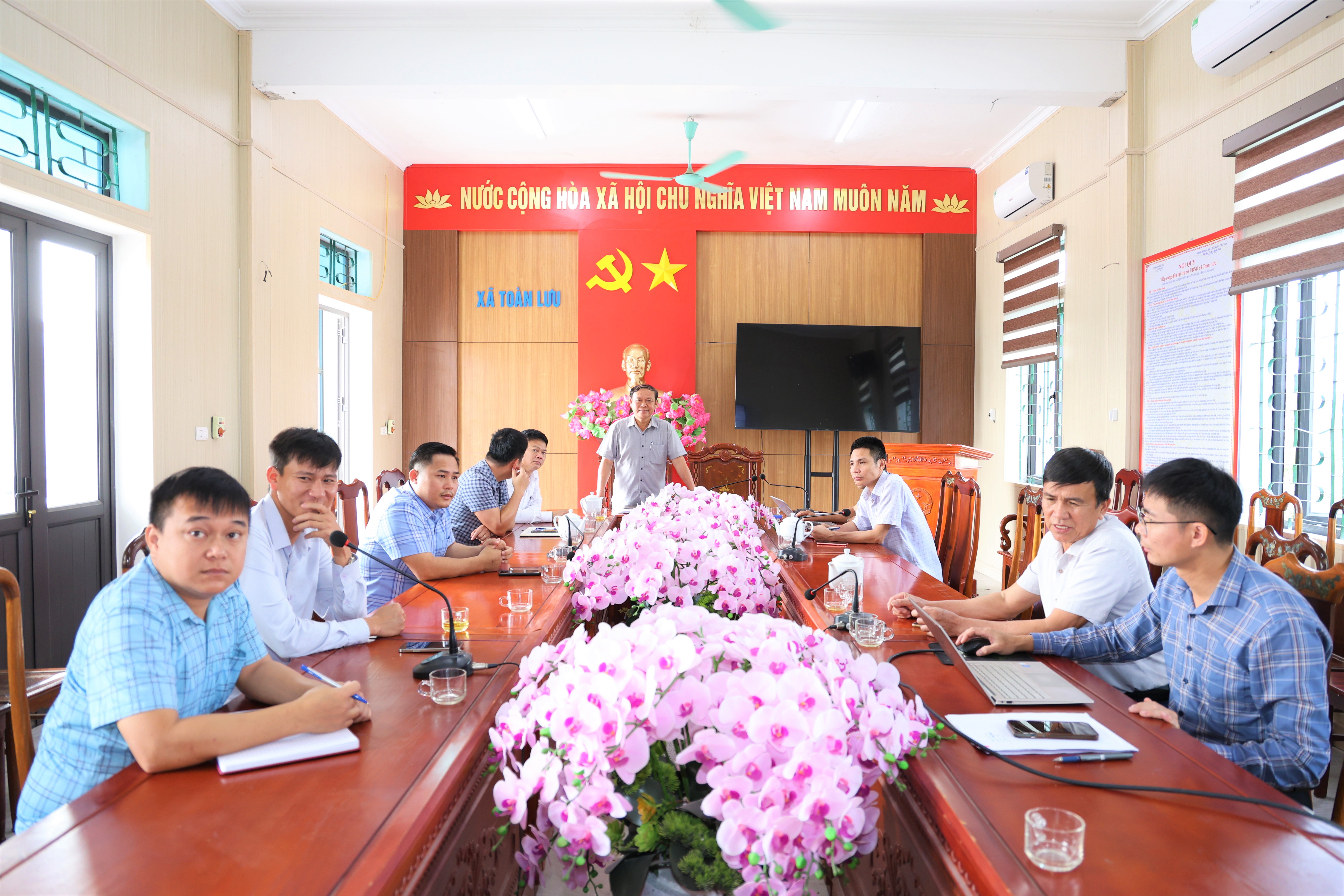 HỘI ĐỒNG HÒA GIẢI XÃ TOÀN LƯU GIẢI QUYẾT TRANH CHẤP ĐẤT ĐAI GIỮA CÁC HỘ