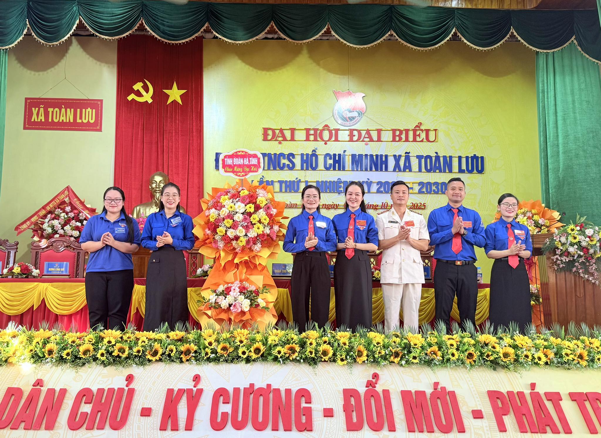 Đại hội đại biểu Đoàn TNCS Hồ Chí Minh xã Toàn Lưu lần thứ I, nhiệm kỳ 2025 - 2030