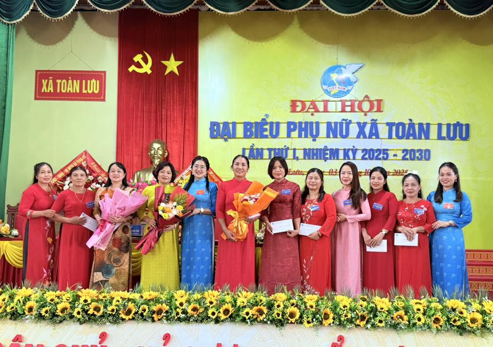 Đại hội đại biểu Phụ nữ xã Toàn Lưu lần thứ I, nhiệm kỳ 2025 - 2030