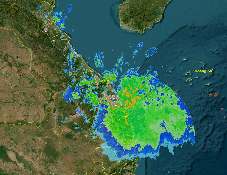 Thông tin diễn biến mưa lũ (cập nhật 13h ngày 02/11/2025)