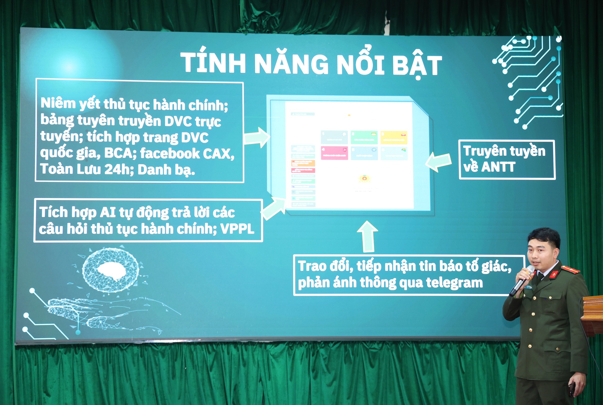 Website cải cách thủ tục hành chính của Công an xã Toàn Lưu chính thức đi vào hoạt động 