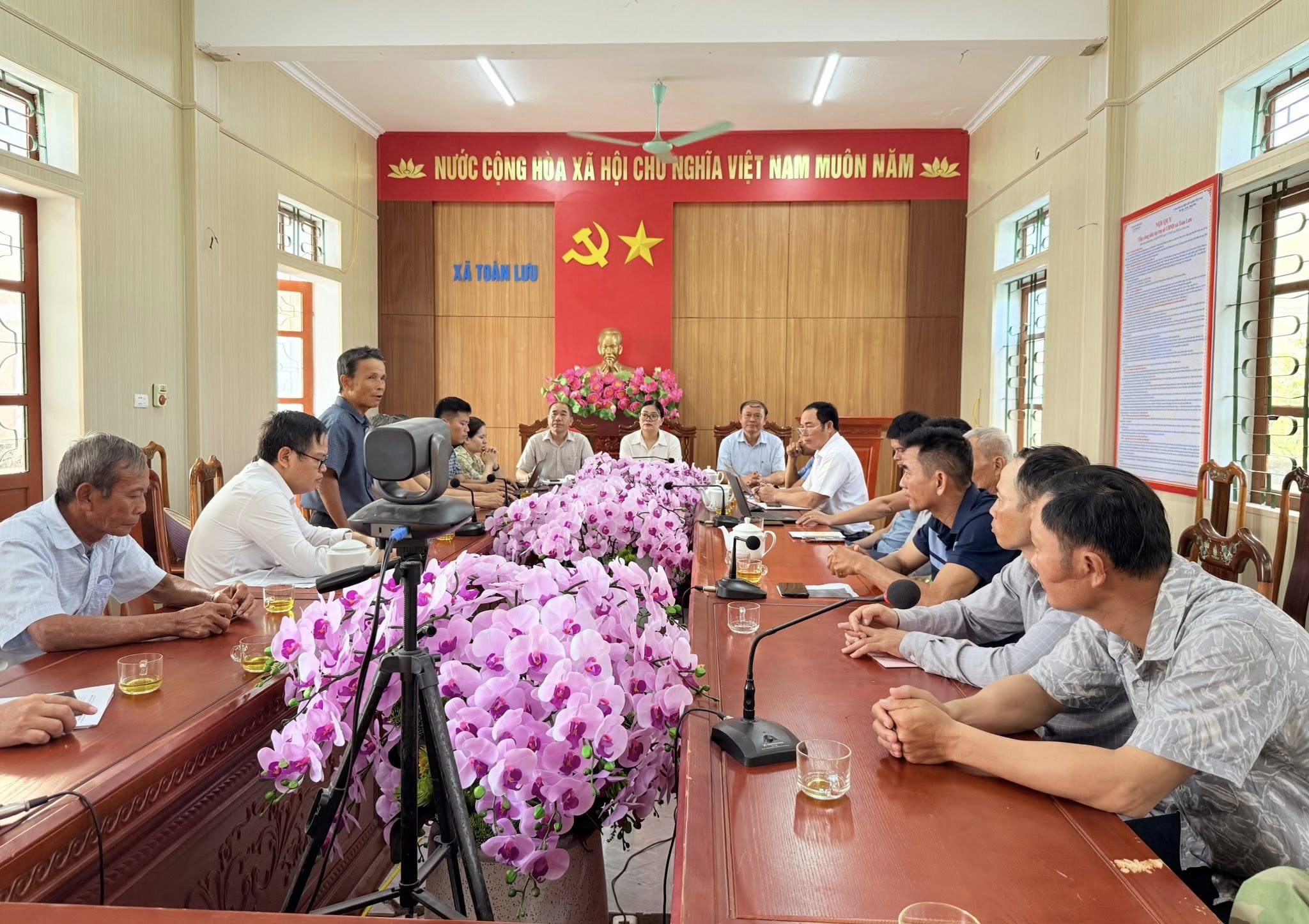 UBND xã Toàn Lưu tổ chức phiên tiếp công dân định kỳ tháng 10/2025