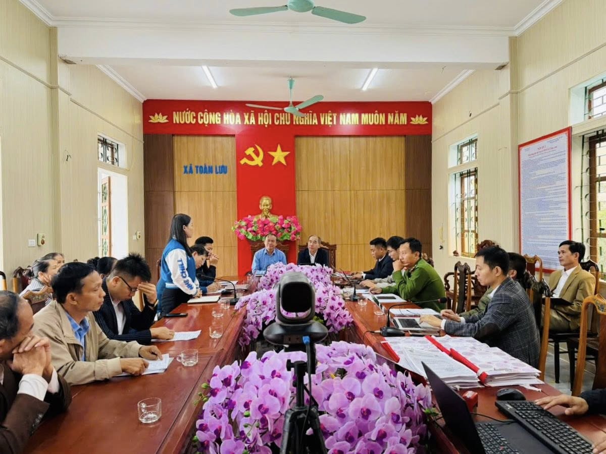 UBND xã Toàn Lưu tổ chức phiên tiếp công dân định kỳ tháng 11/2025