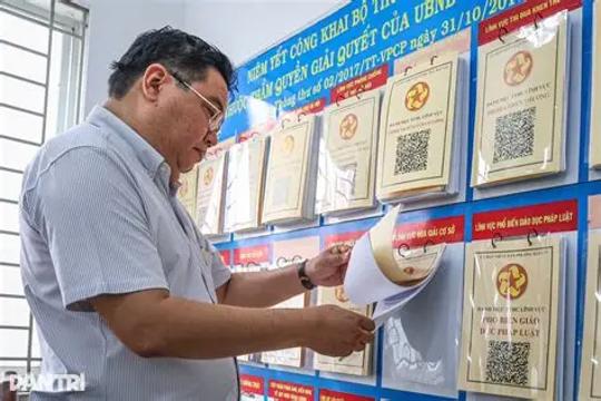 Công khai QR một số quyết định bộ thủ tục hành chính mới