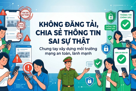 Đăng tải, chia sẻ thông tin phải chịu trách nhiệm trước pháp luật 
