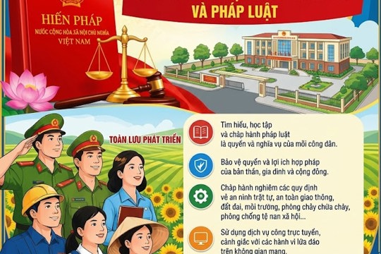 Xã Toàn Lưu hưởng ứng Ngày Pháp luật nước Cộng hòa xã hội chủ nghĩa Việt Nam năm 2026 