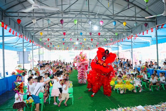 Điểm chính trường Mầm non Tô Hiến Thành vui Hội trăng rằm 