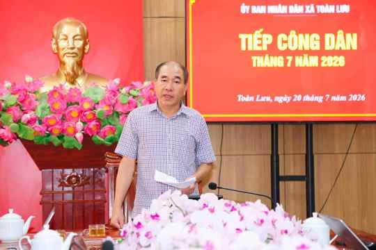 Chủ tịch UBND xã Toàn Lưu chủ trì giải quyết các kiến nghị, phản ánh của công dân 