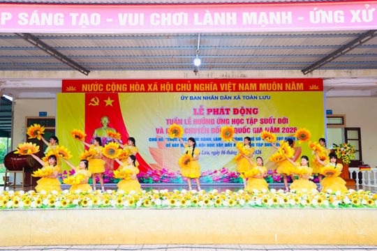 Toàn Lưu hưởng ứng tuần lễ học tập suốt đời và chuyển đổi số Quốc gia năm 2026 