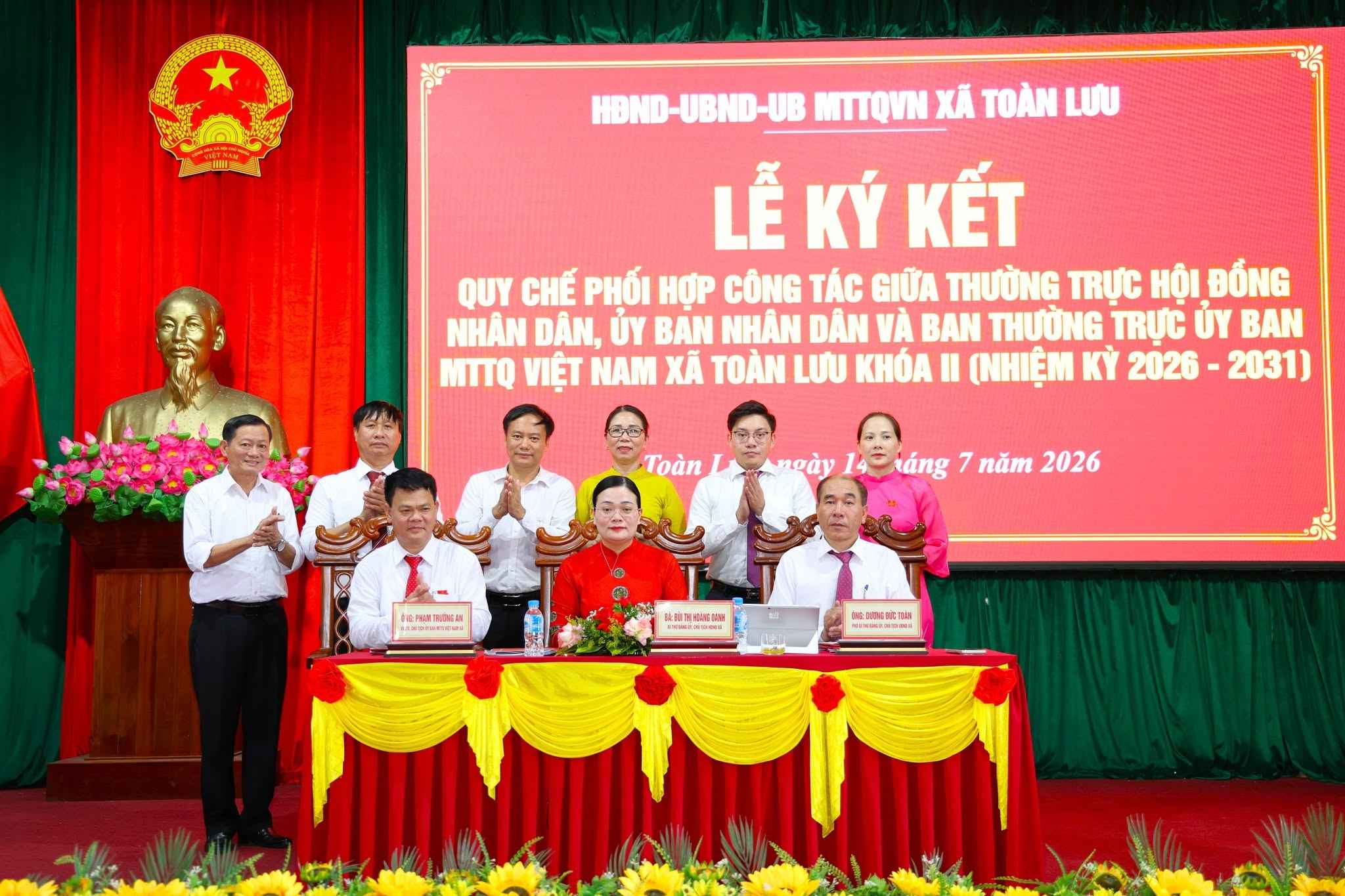 Thành công Kỳ họp thứ 3 HĐND xã Toàn Lưu khóa II, NK 2026 - 2031