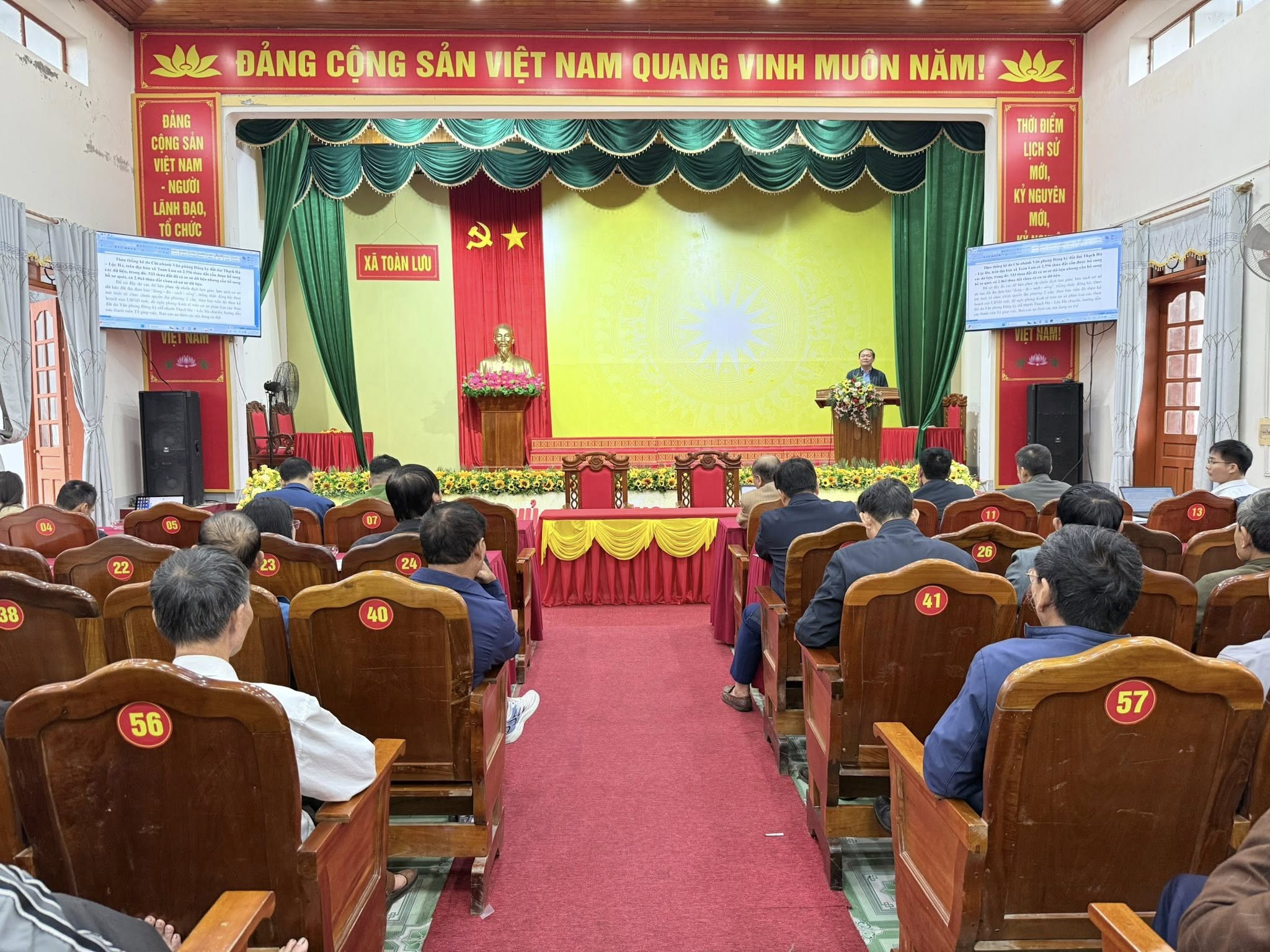 Xã Toàn Lưu triển khai chiến dịch 90 ngày làm giàu, làm sạch dữ liệu đất đai 