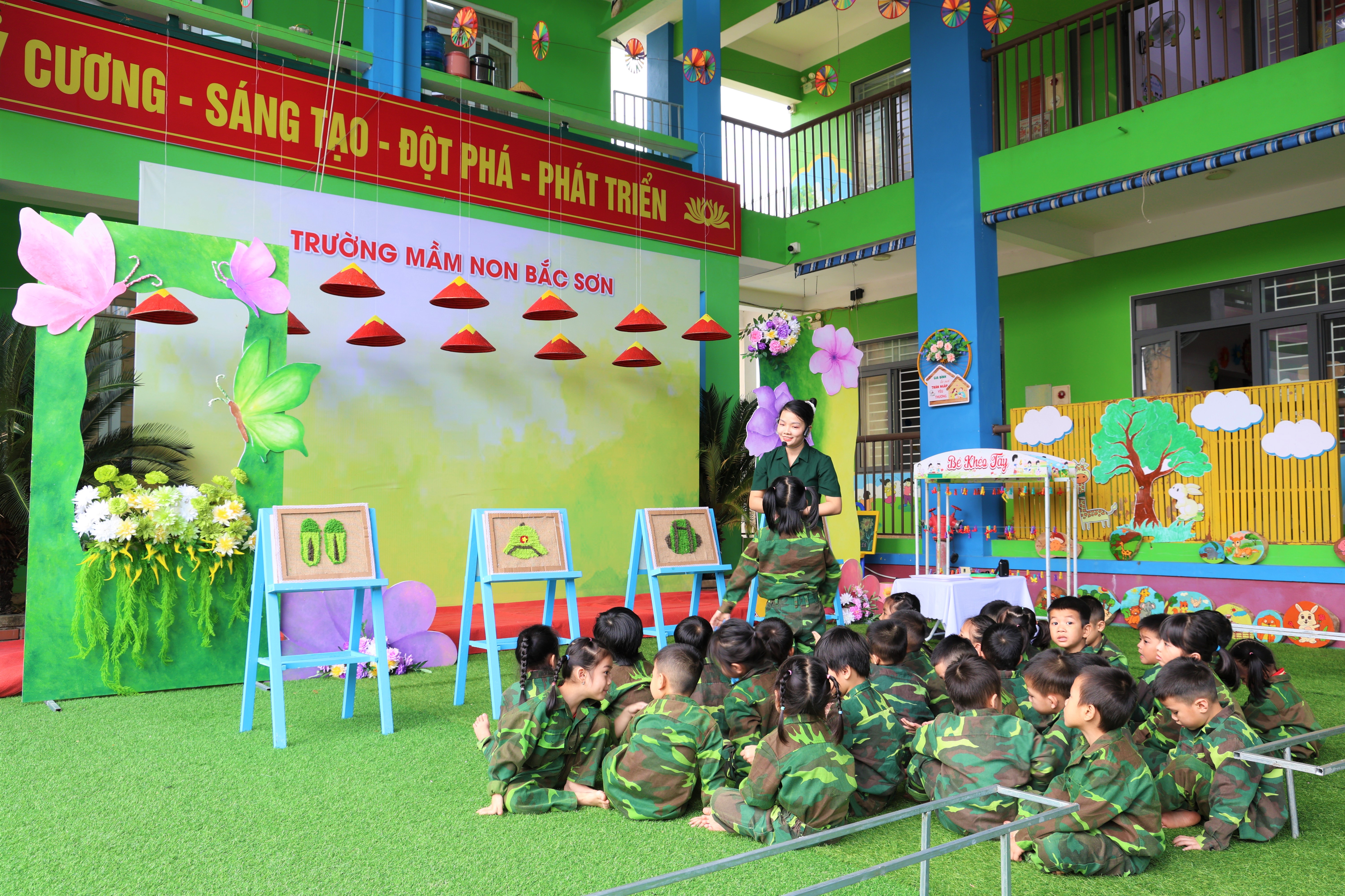 Sở GD&ĐT đánh giá kiểm định chất lượng giáo dục và chuẩn quốc gia trường Mầm non Bắc Sơn  