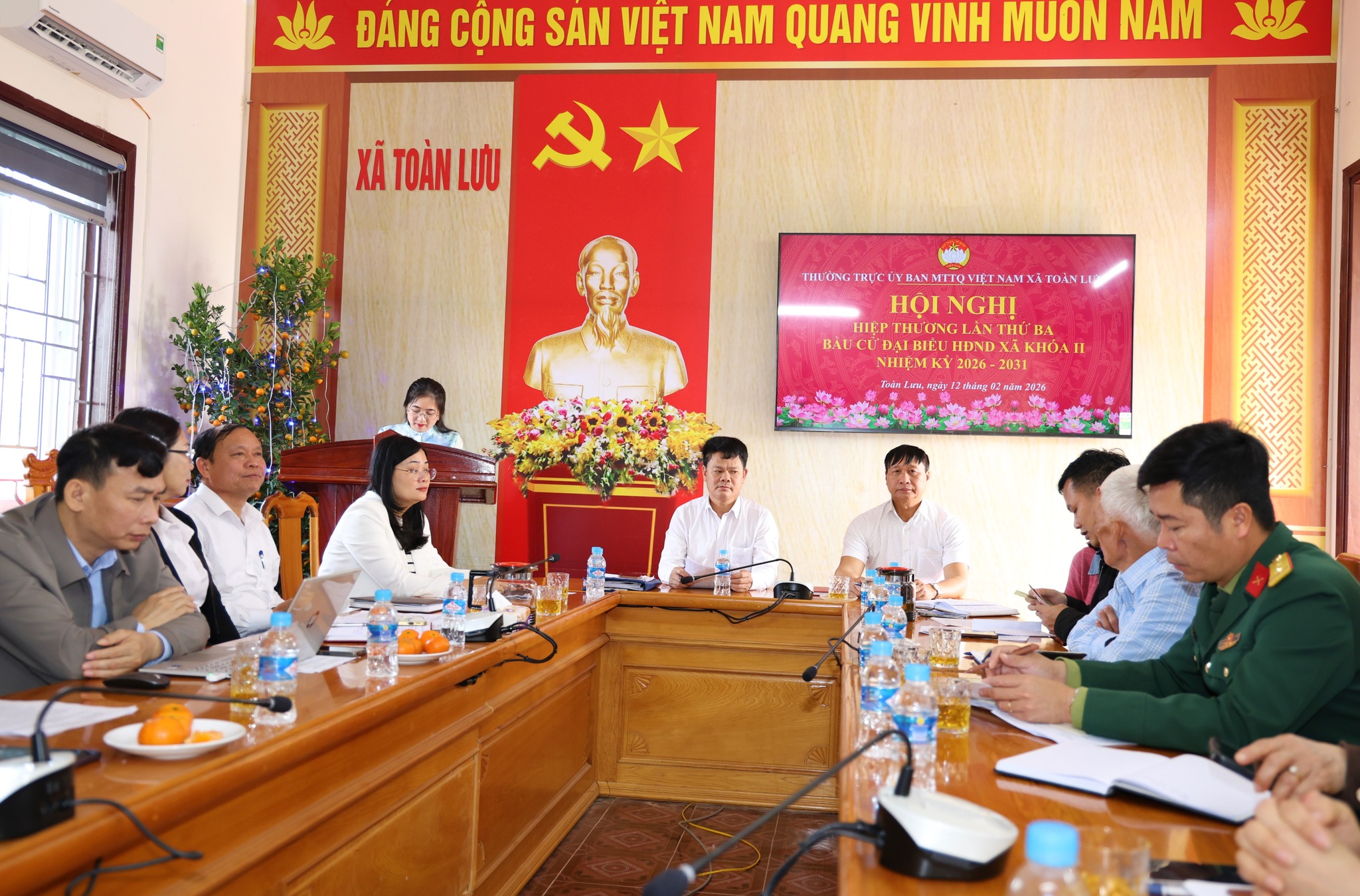 UBMTTQ xã Toàn Lưu tổ chức Hội nghị hiệp thương lần ba 