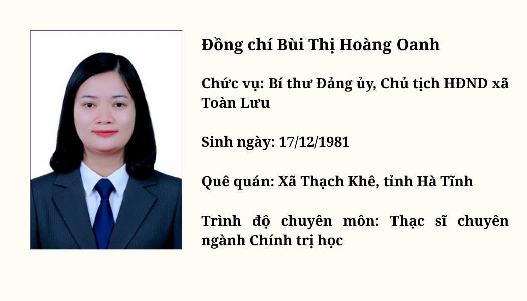 Chân dung các đồng chí lãnh đạo HĐND, UBND, trưởng các ban HĐND xã Toàn Lưu khóa II, nhiệm kỳ 2026 - 2031 