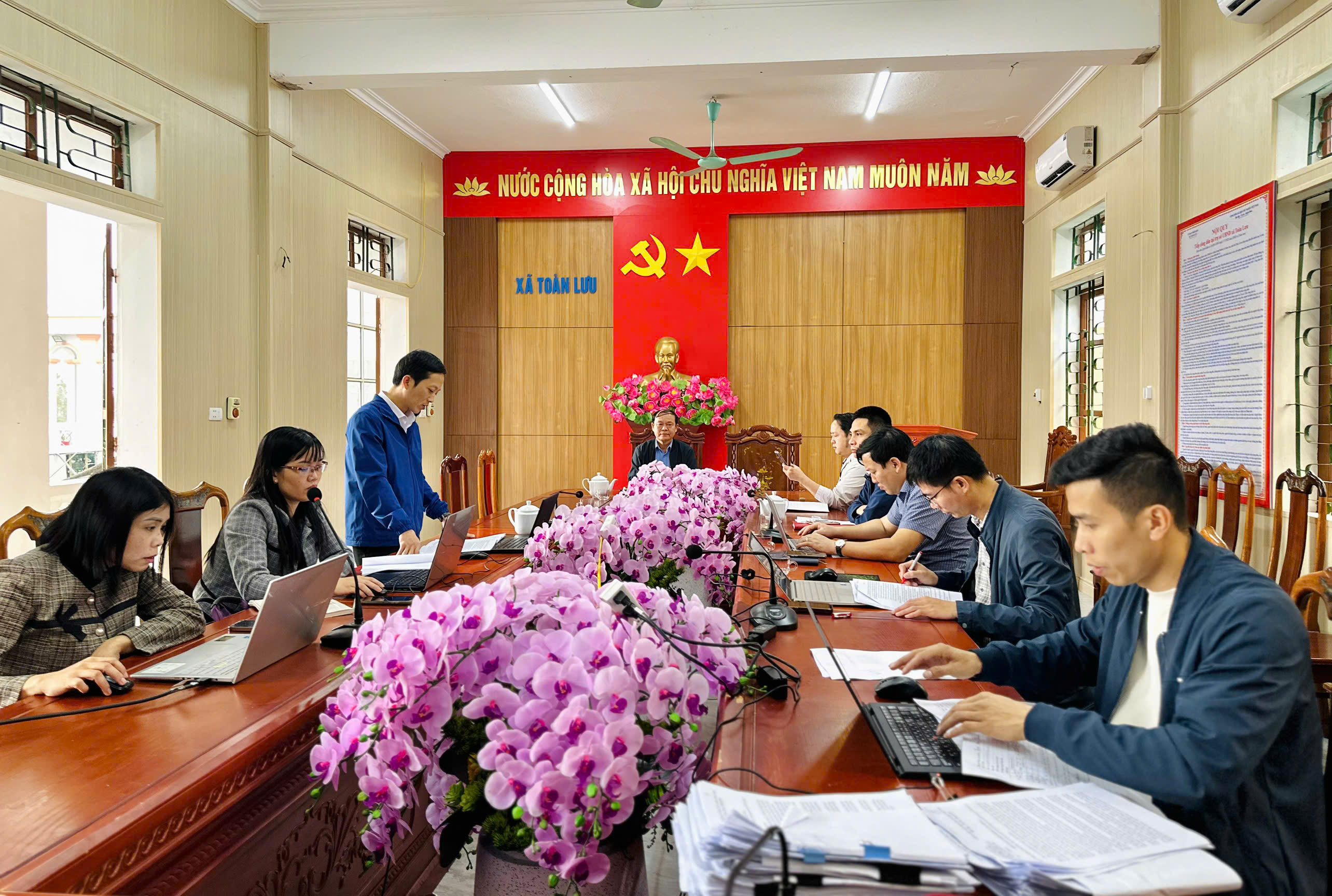 Xác định giá đất, đẩy nhanh tiến độ GPMB thi công Dự án thoát lũ hạ du hồ Kẻ Gỗ đoạn đi qua địa bàn xã Toàn Lưu 